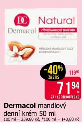 Dermacol mandlový denní krém 50 ml