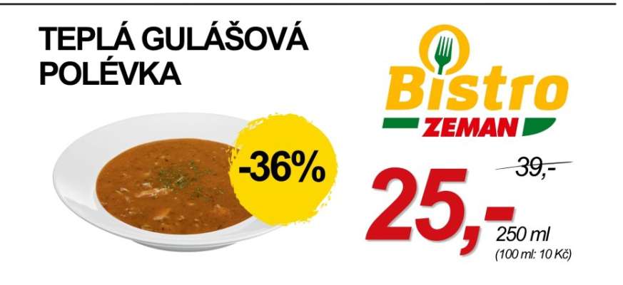 TEPLÁ GULÁŠOVÁ POLÉVKA