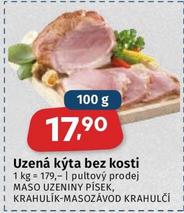 Uzená kýta bez kosti