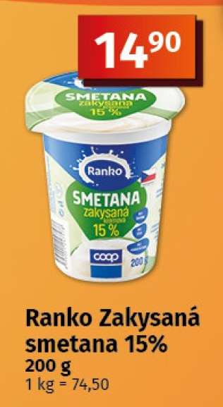 Ranko Zakysaná smetana 15%