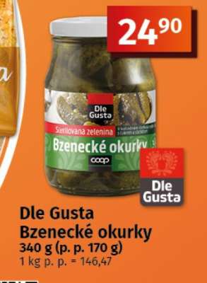 DLE GUSTA BZENECKÉ OKURKY