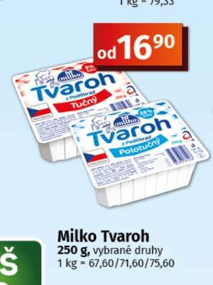 Milko tvaroh