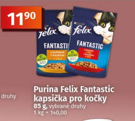 PURINA FELIX FANTASTIC KAPSIČKA PRO KOČKY