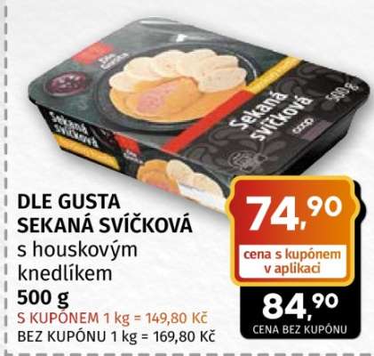 DLE GUSTA SEKANÁ SVÍČKOVÁ