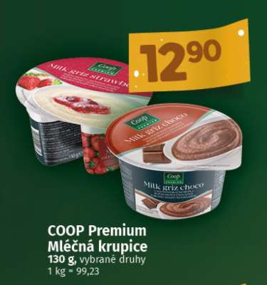 COOP PREMIUM MLÉČNÁ KRUPICE