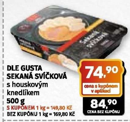 DLE GUSTA SEKANÁ SVÍČKOVÁ
