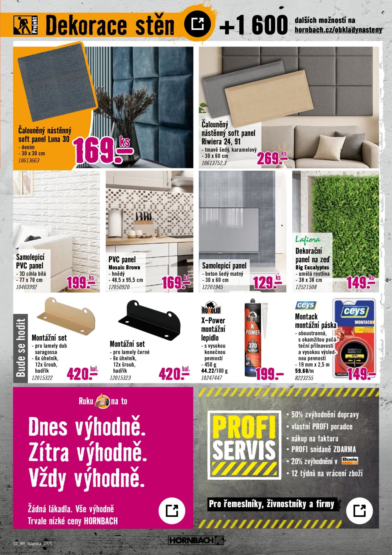 Leták HORNBACH - 9. 9. 2026 - 23. 9. 2026. Strana 3