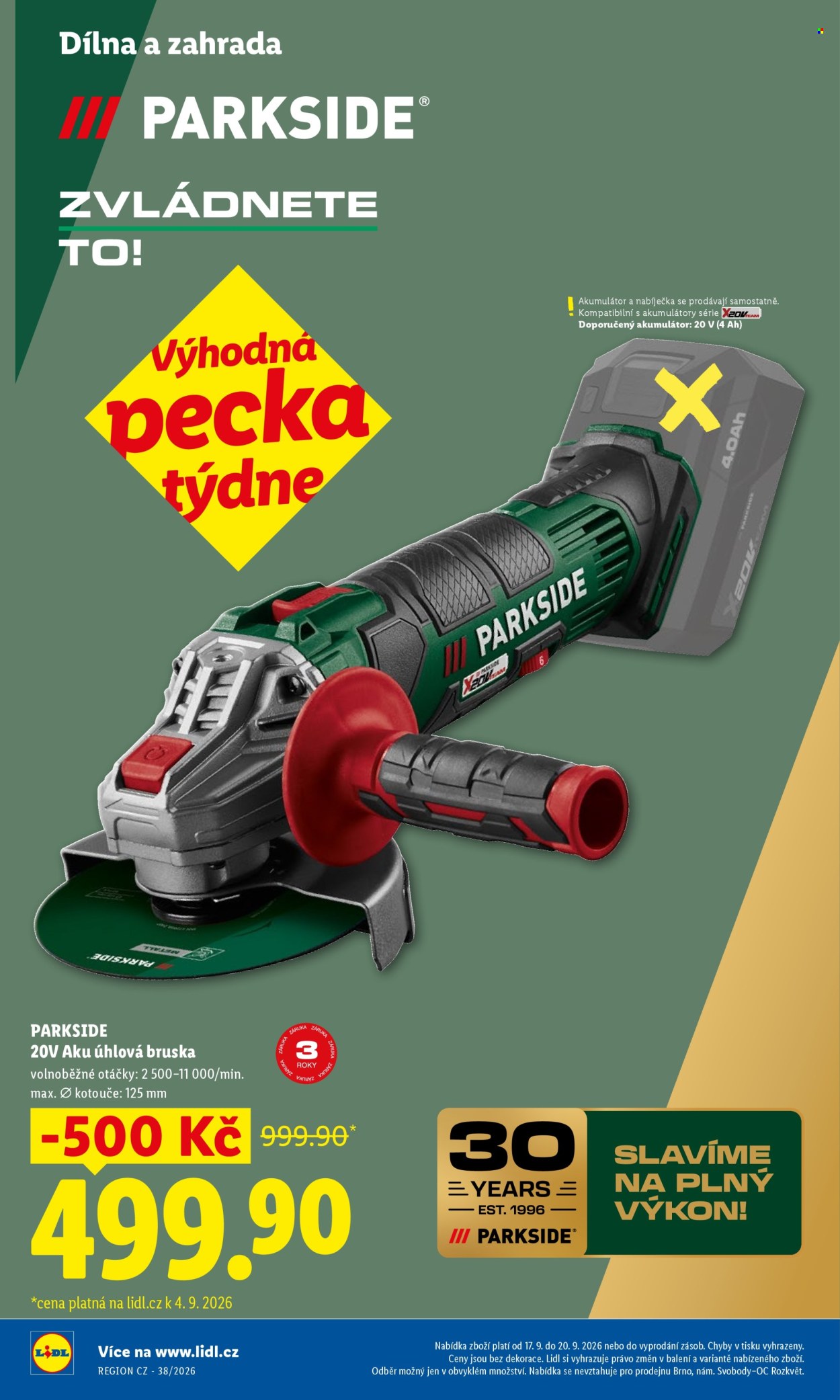 Leták Lidl - 17. 9. 2026 - 20. 9. 2026. Strana 6