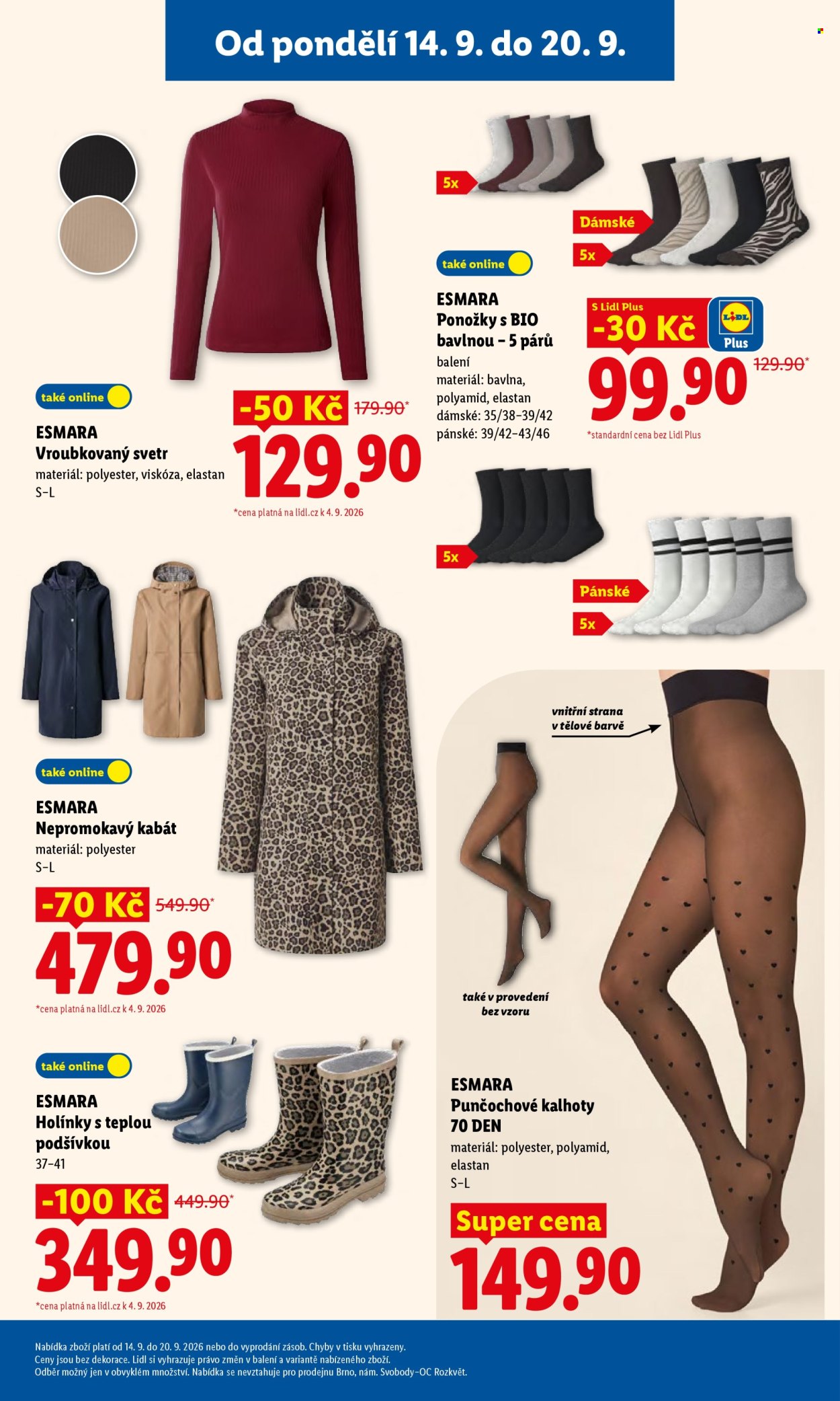 Leták Lidl - 14. 9. 2026 - 20. 9. 2026. Strana 5