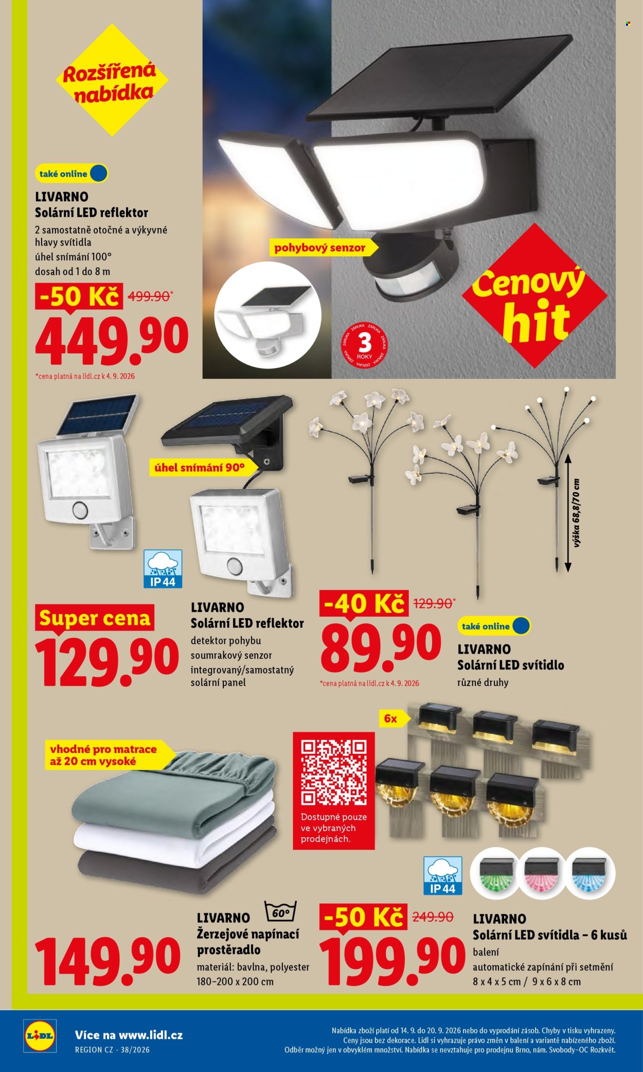Leták Lidl - 14. 9. 2026 - 20. 9. 2026. Strana 10