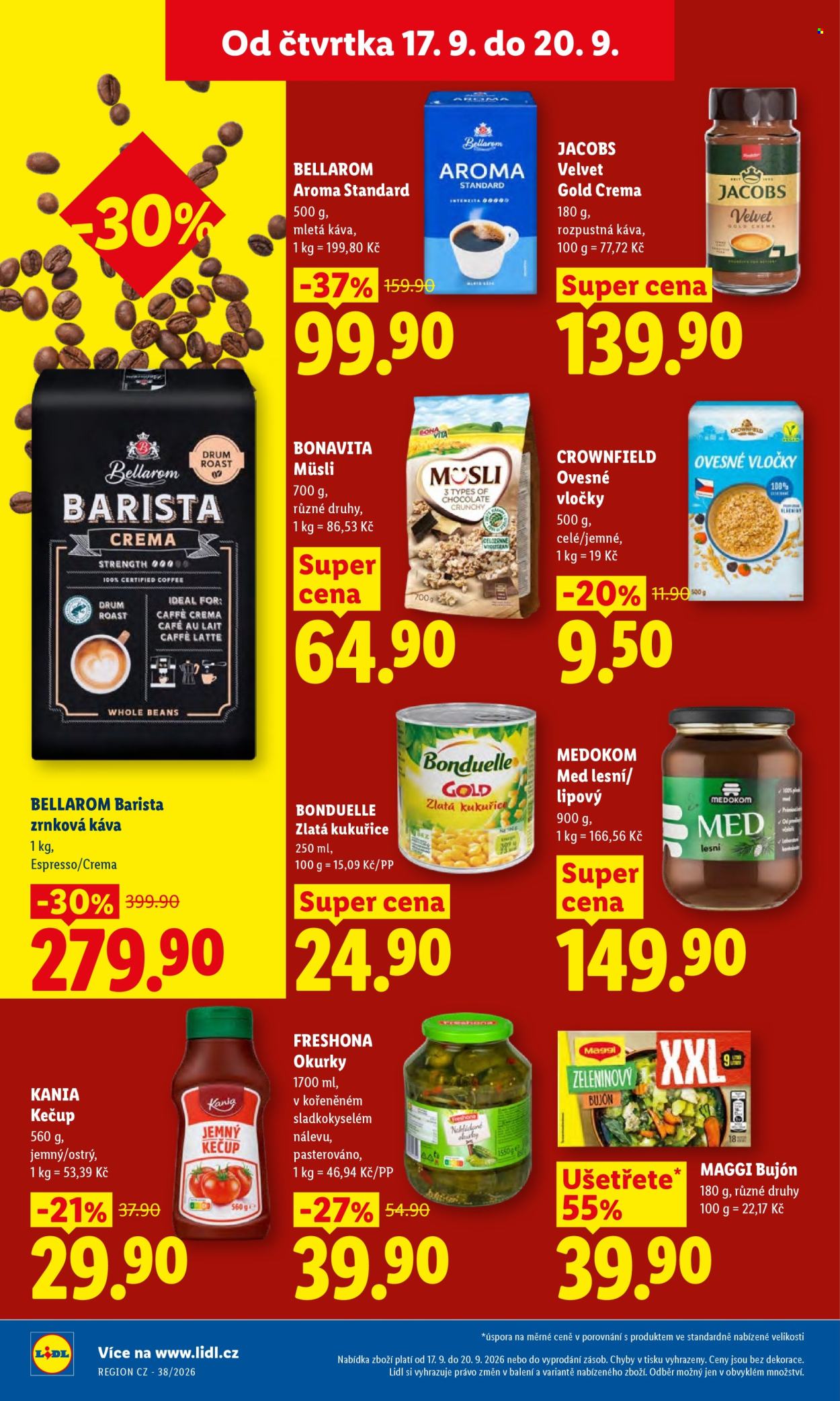 Leták Lidl - 17. 9. 2026 - 20. 9. 2026. Strana 18