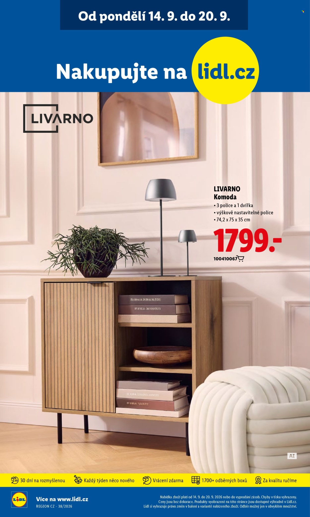 Leták Lidl - 14. 9. 2026 - 20. 9. 2026. Strana 16