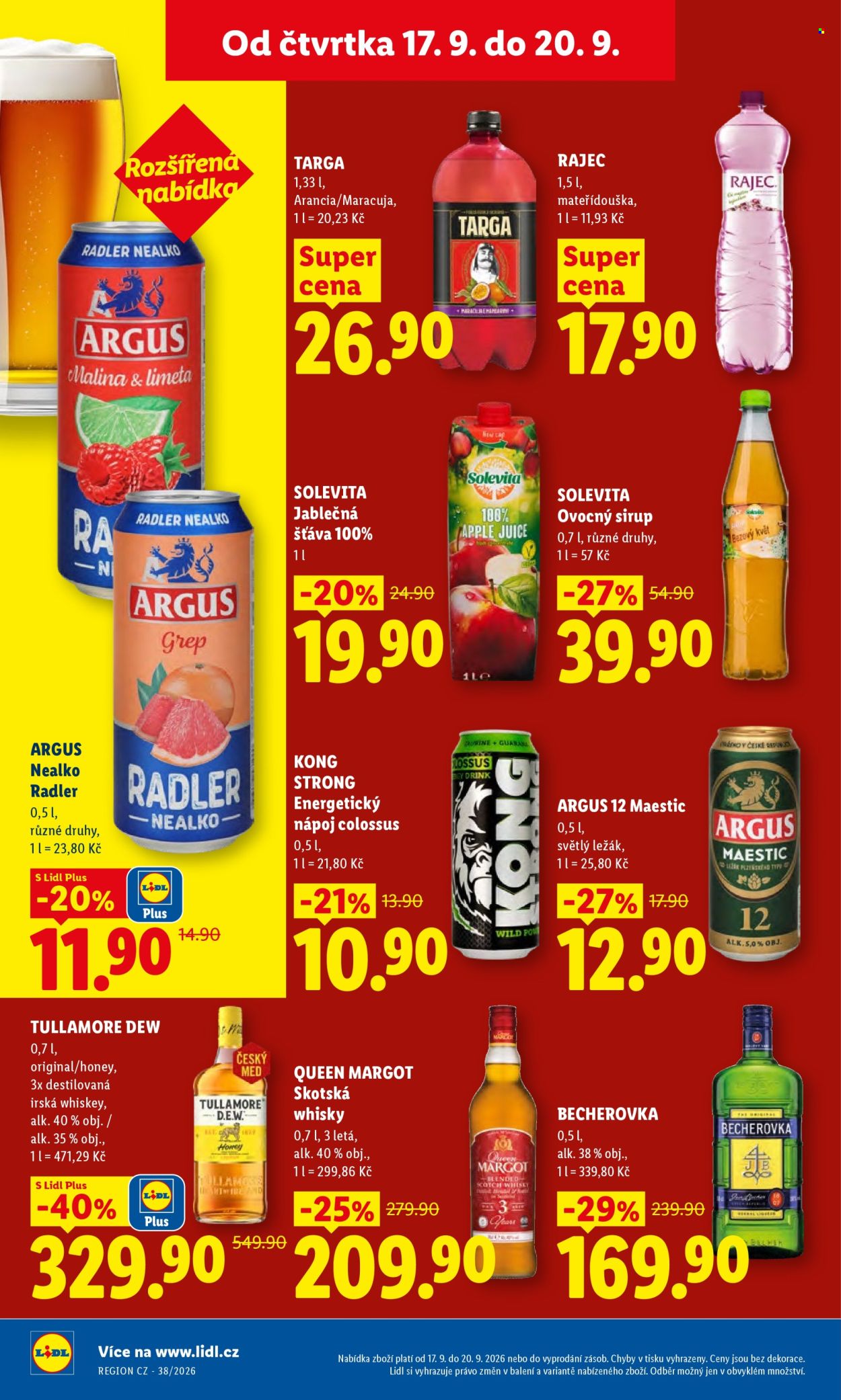 Leták Lidl - 17. 9. 2026 - 20. 9. 2026. Strana 21