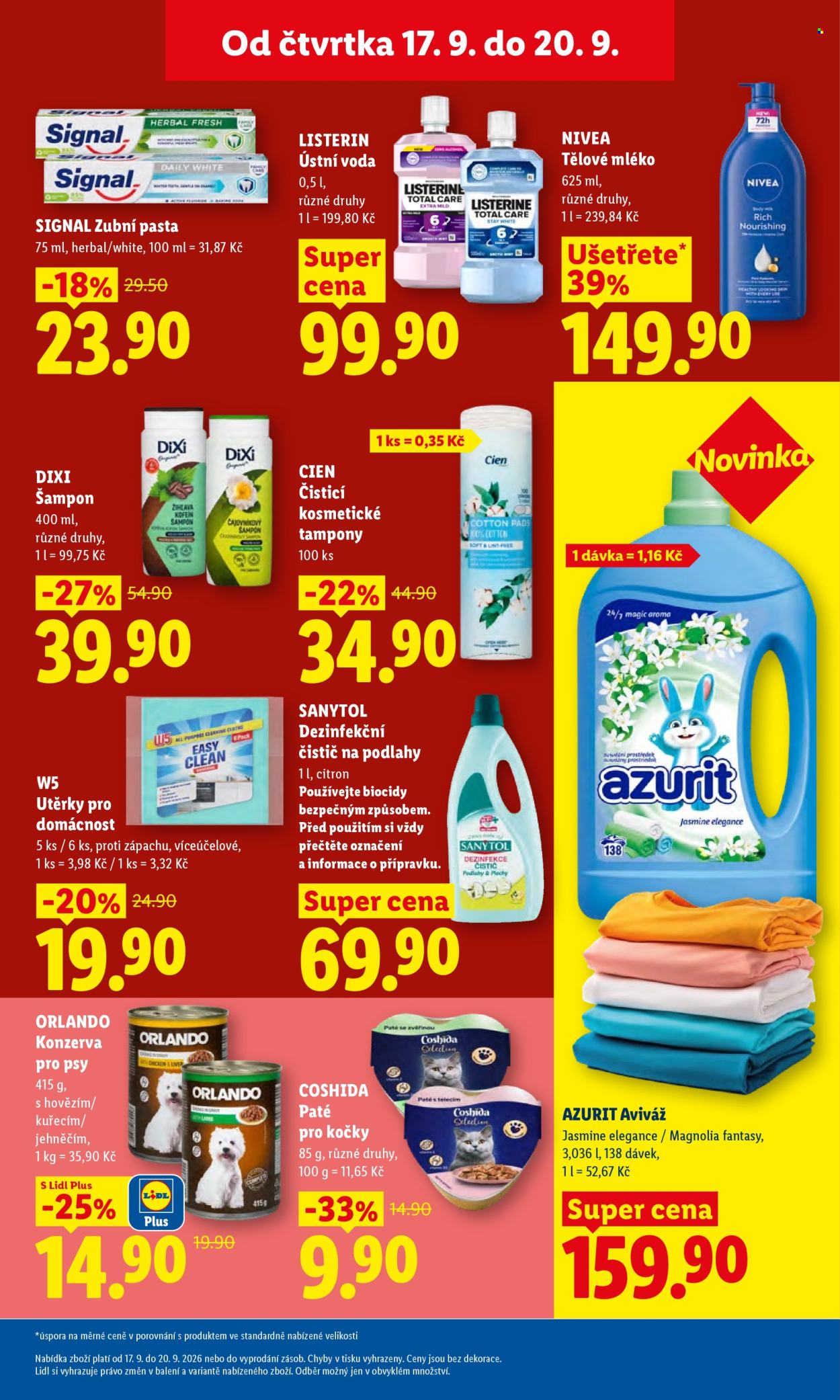 Leták Lidl - 17. 9. 2026 - 20. 9. 2026. Strana 22