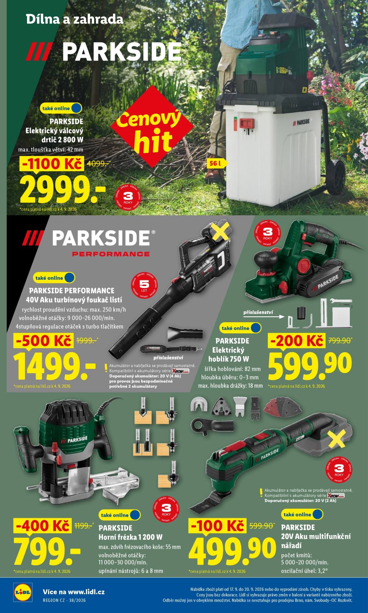 Leták Lidl - 14. 9. 2026 - 20. 9. 2026. Strana 22