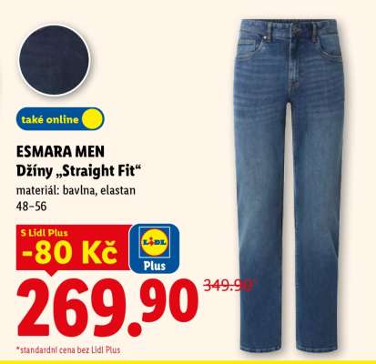 Esmara Men Džíny „Straight Fit“