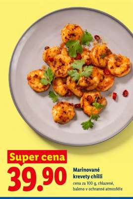 Marinované krevety chilli