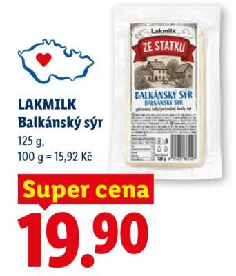 LAKMILK Balkánský sýr