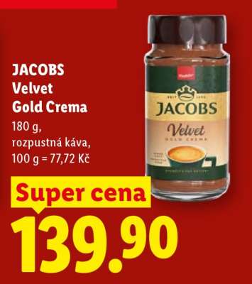 JACOBS VELVET GOLD CREMA