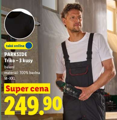 PARKSIDE Triko – 3 kusy