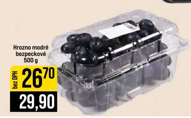 Hrozno modré bezpeckové 500 g