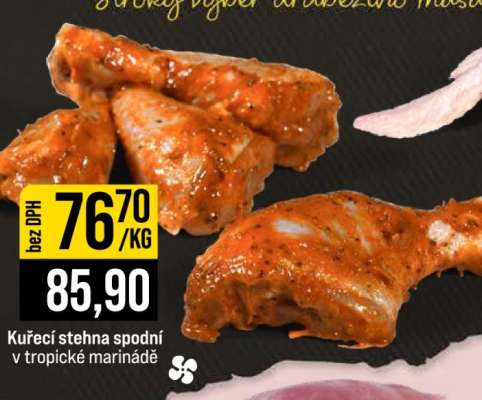 Kuřecí stehna spodní v tropické marinádě