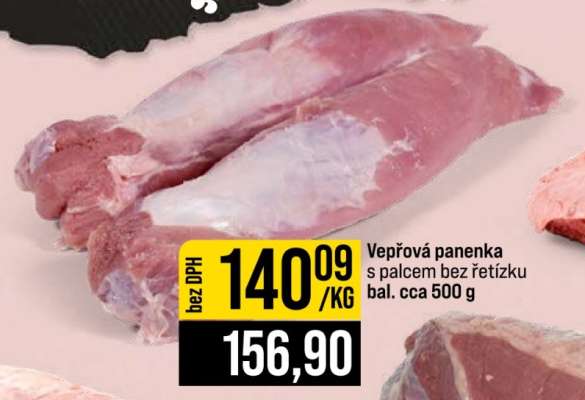Vepřová panenka s palcem bez řetízku bal. cca 500 g