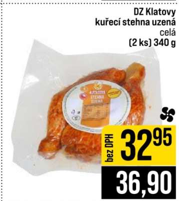 DZ Klatovy kuřecí stehna uzená