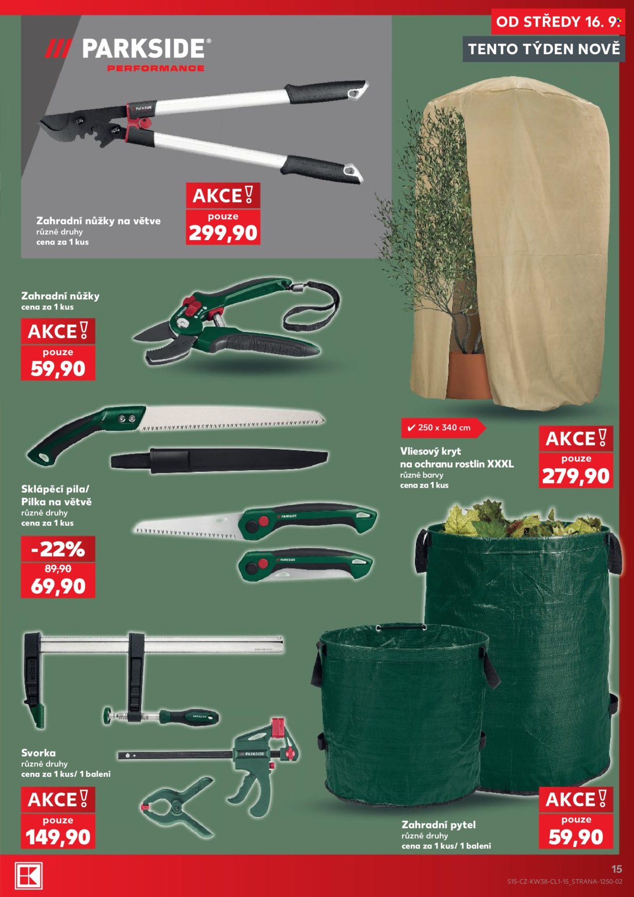 Leták Kaufland - 16. 9. 2026 - 22. 9. 2026. Strana 15