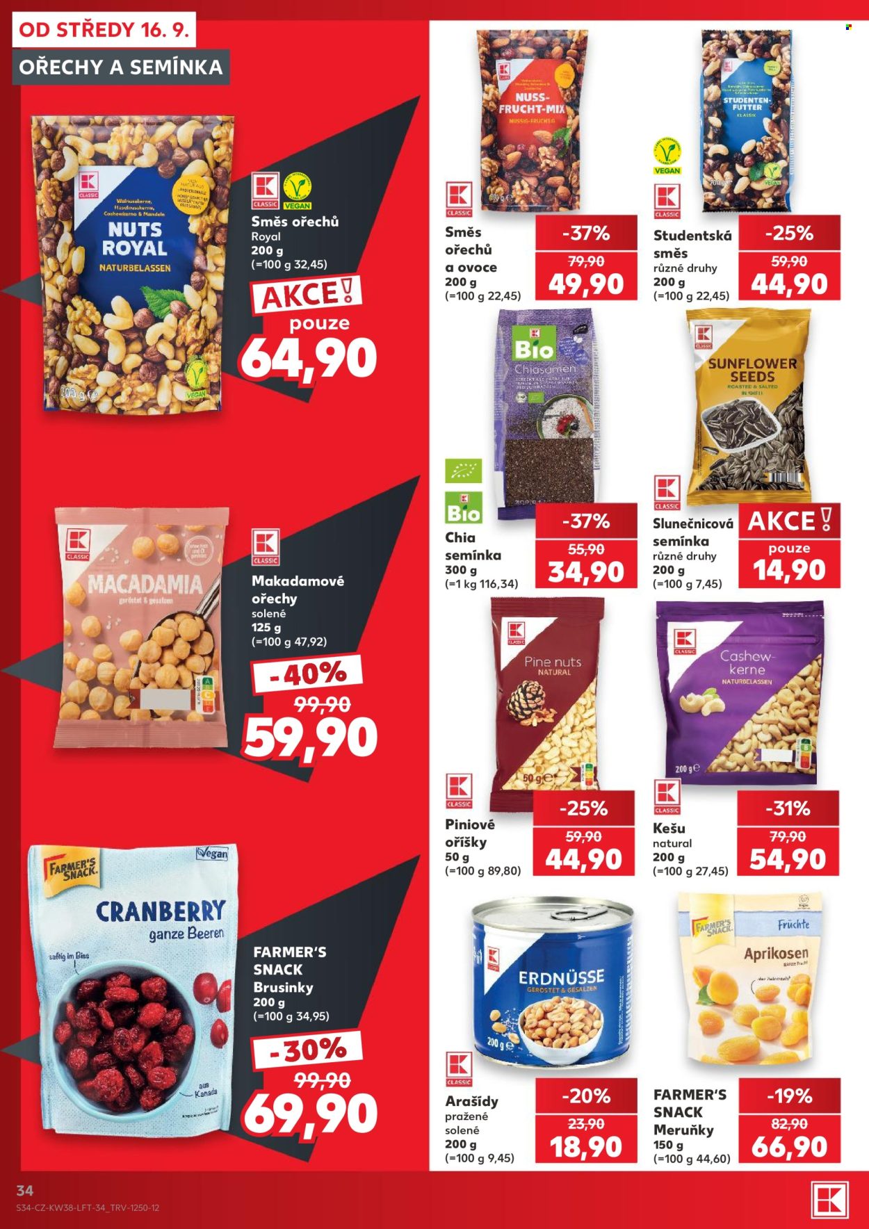 Leták Kaufland - 16. 9. 2026 - 22. 9. 2026. Strana 34