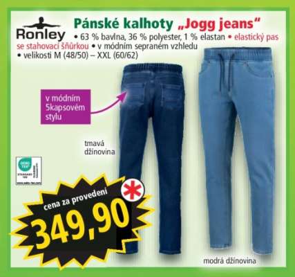 Pánské kalhoty „Jogg jeans“