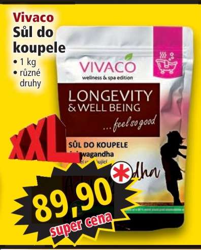 Vivaco Sůl do koupele