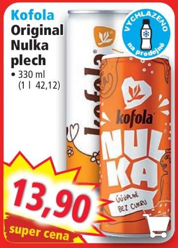 Kofola Original Nulka plech