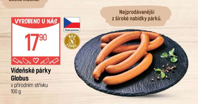 Vídeňské párky Globus