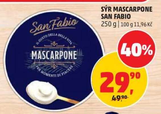 SÝR MASCARPONE SAN FABIO