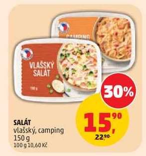 SALÁT vlašský, camping