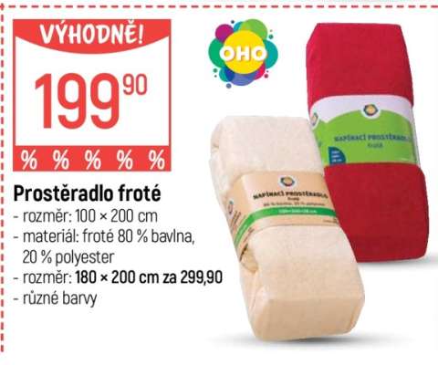 Prostěradlo froté