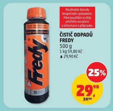 ČISTIČ ODPADŮ FREDY