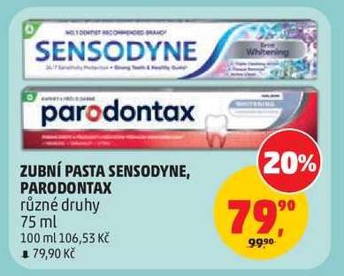ZUBNÍ PASTA SENSODYNE, PARODONTAX*