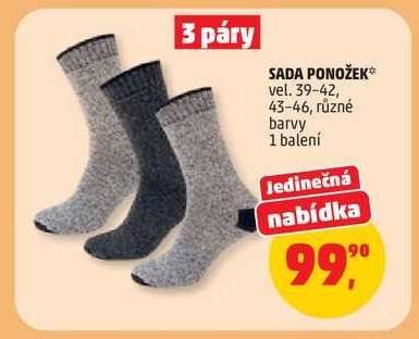 Sada ponožek