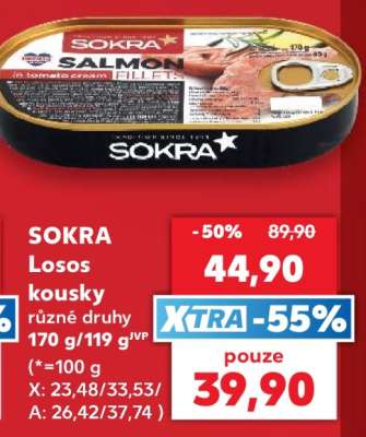 SOKRA Losos kousky