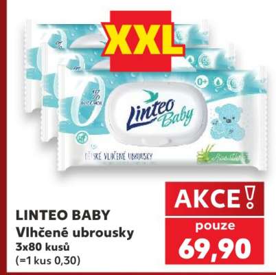 Linteo Baby Vlhčené ubrousky
