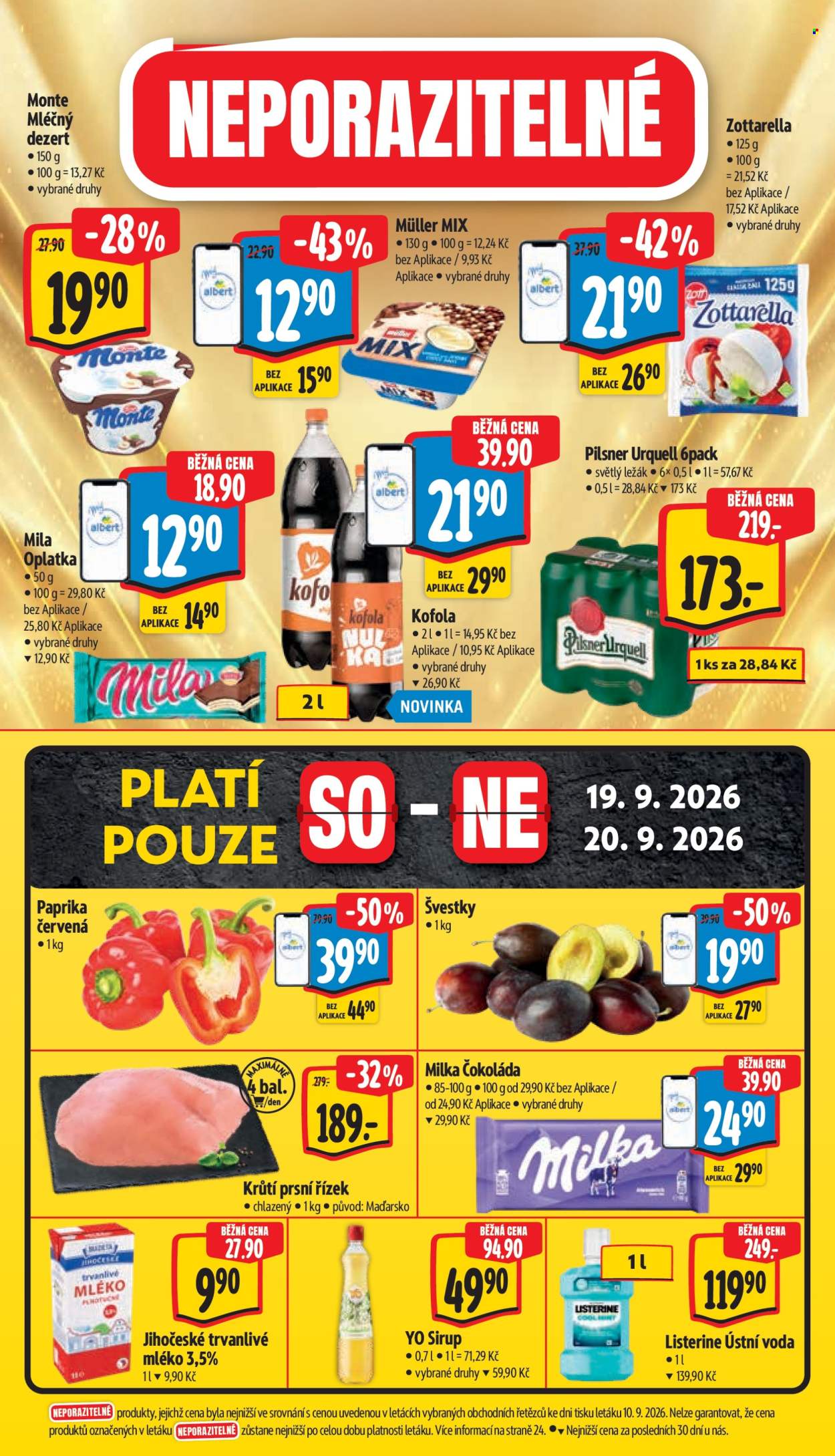 Leták Albert Supermarket - 16. 9. 2026 - 22. 9. 2026. Strana 44