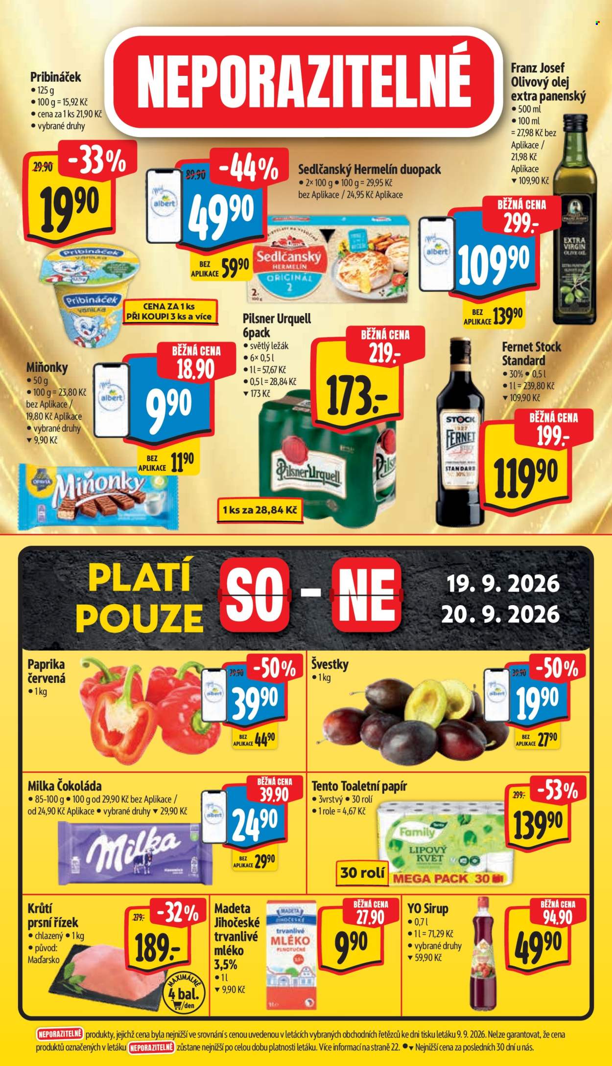 Leták Albert Hypermarket - 16. 9. 2026 - 22. 9. 2026. Strana 60
