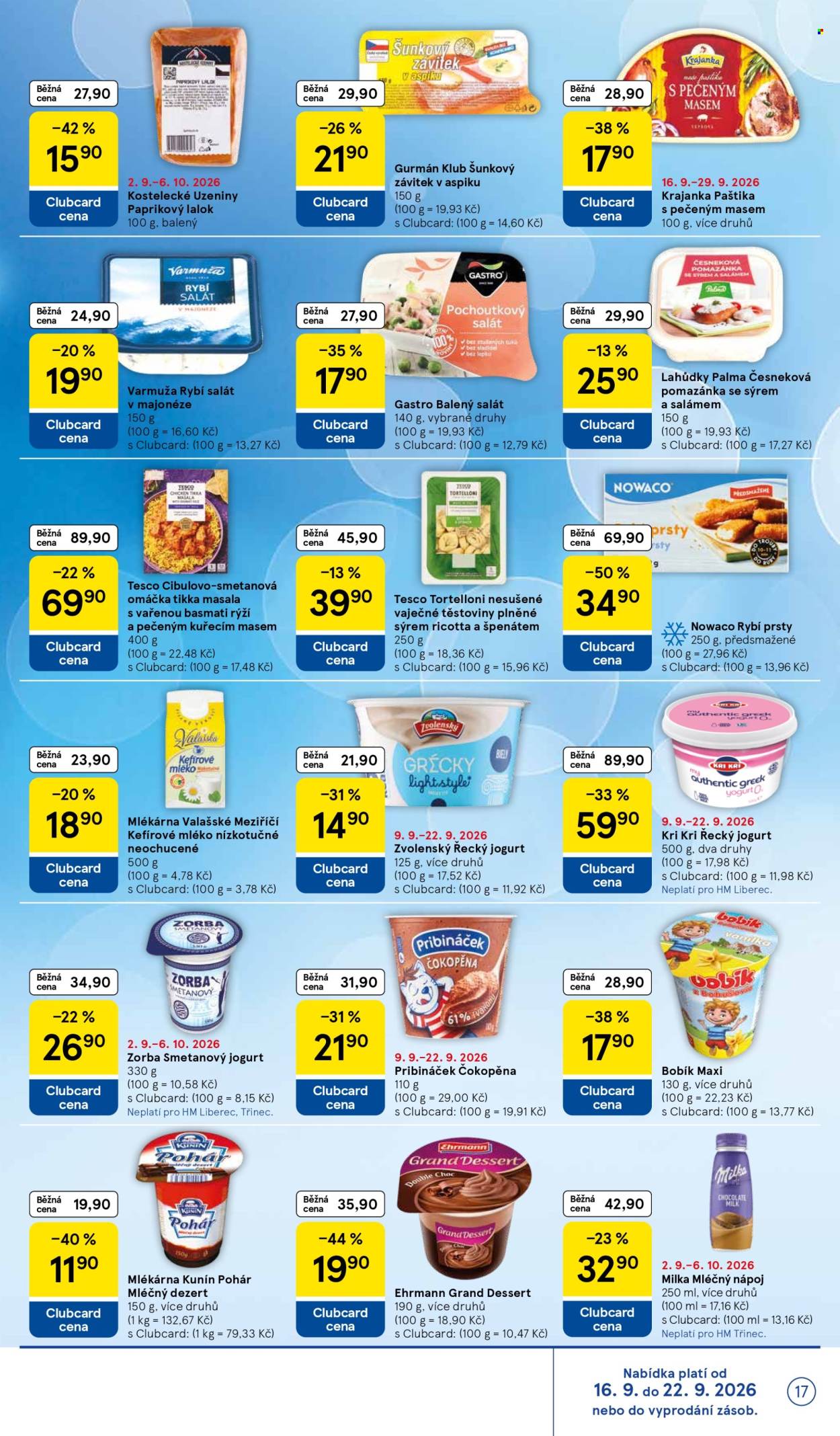 Leták TESCO - 16. 9. 2026 - 22. 9. 2026. Strana 17