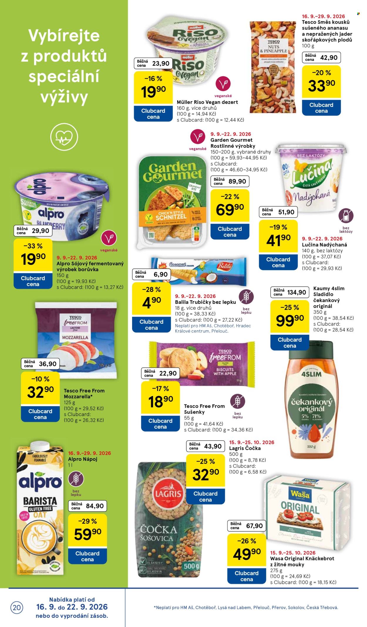 Leták TESCO - 16. 9. 2026 - 22. 9. 2026. Strana 20