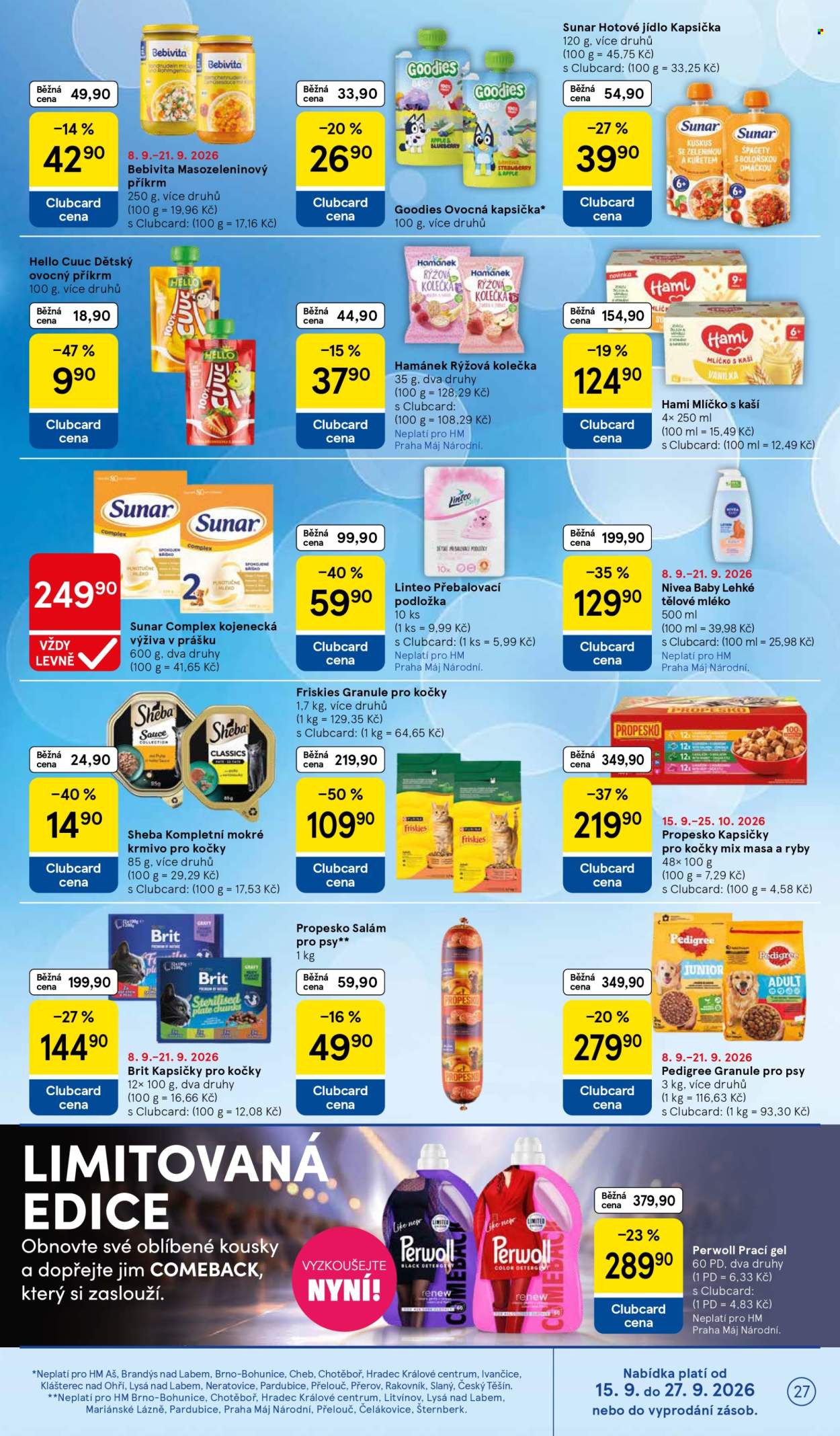 Leták TESCO - 16. 9. 2026 - 22. 9. 2026. Strana 27