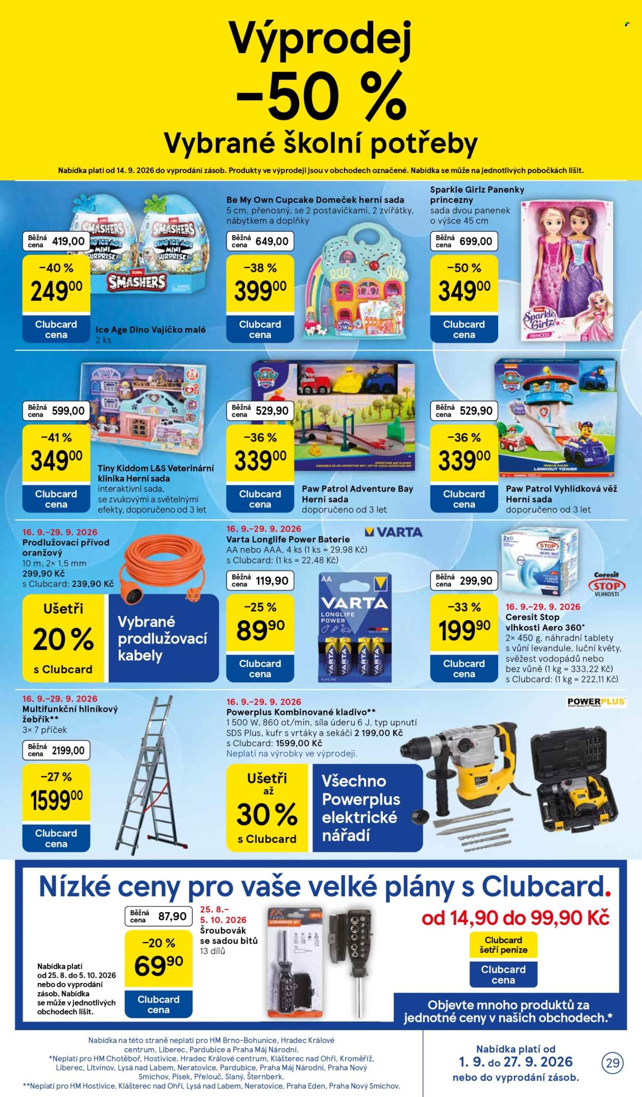 Leták TESCO - 16. 9. 2026 - 22. 9. 2026. Strana 29