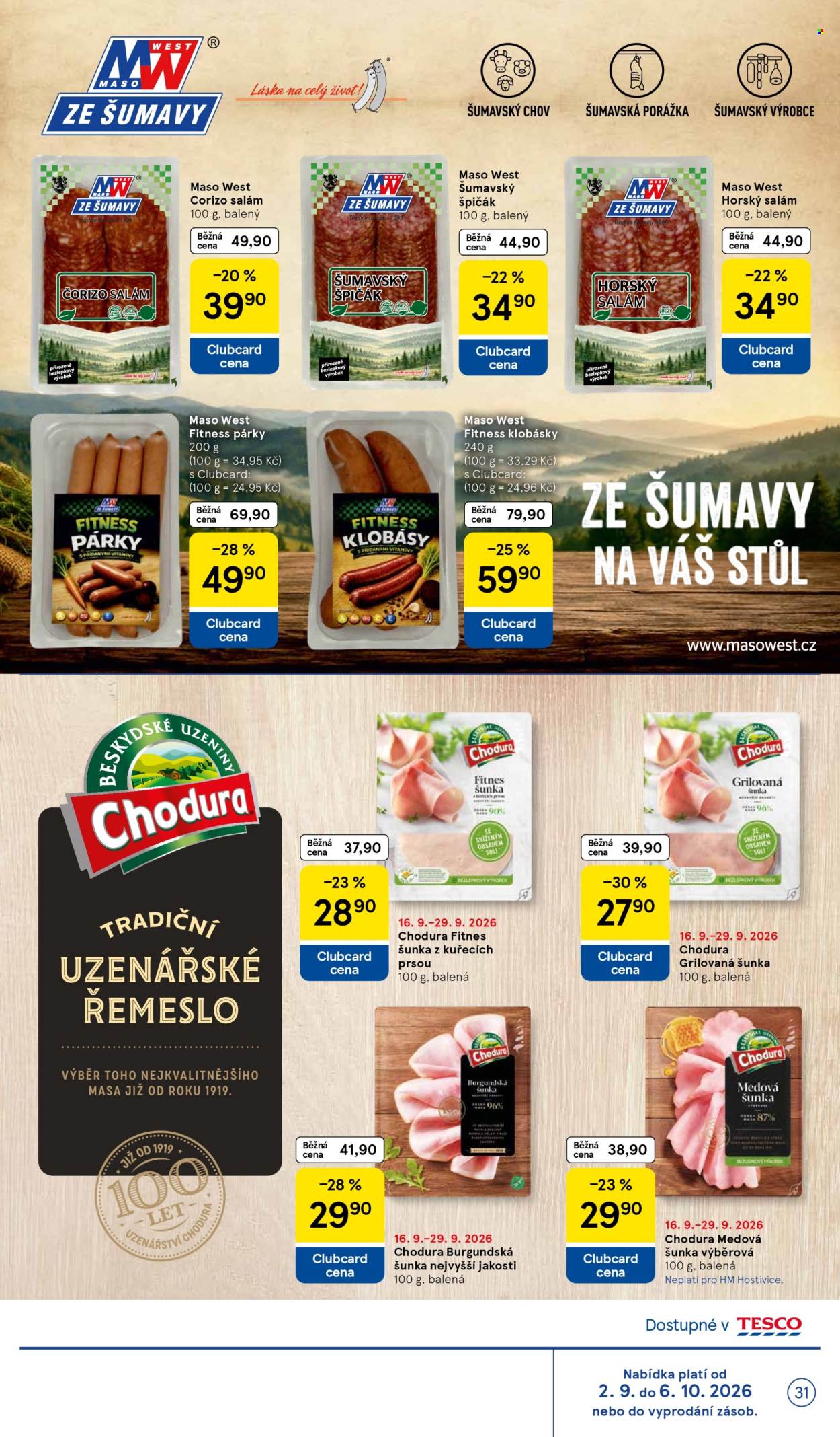Leták TESCO - 16. 9. 2026 - 22. 9. 2026. Strana 31