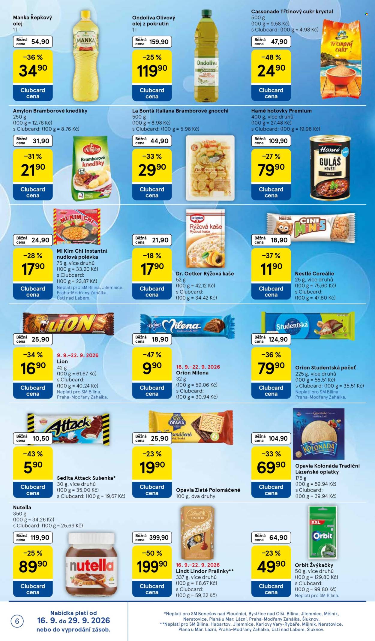 Leták TESCO supermarket - 16. 9. 2026 - 22. 9. 2026. Strana 6